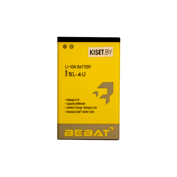 Аккумулятор BEBAT BL-4U / BL-5U для Nokia 3120 Classic / 206 / 225 / 301 / 3120 / 500 / 515 / 5330 / 5730 / 6212 / 6216 / 6600 / 8800 / asha 210 / C5-05 / E66 / E75 / Explay B240 / BM55 / Titan