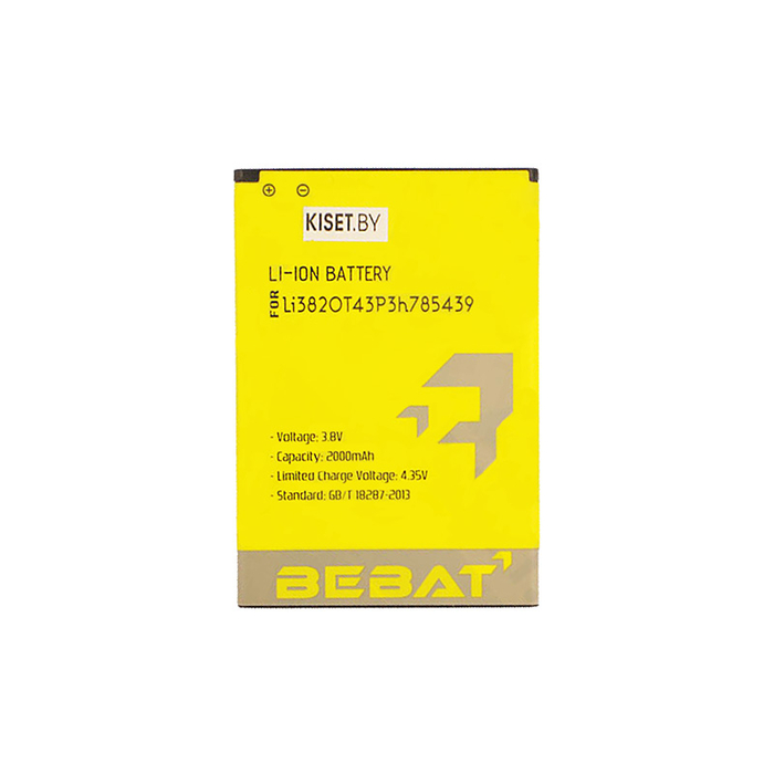 Аккумулятор BEBAT Li3820T43P3h785439 для ZTE Blade L3