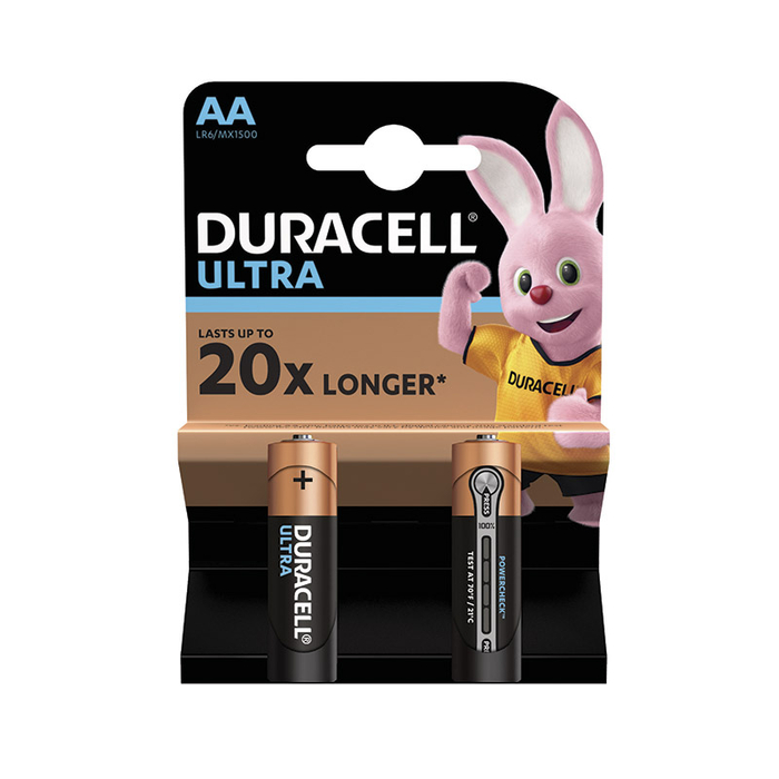 Батарейка AA Duracell ULTRA LR6 MX1500 2 шт.