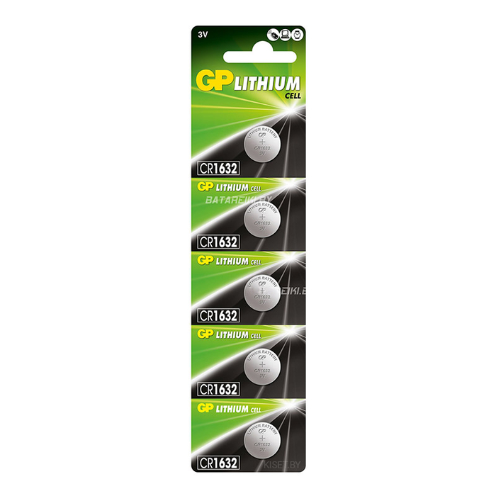 Батарейка GP CR1632 3V lithium 5 шт.