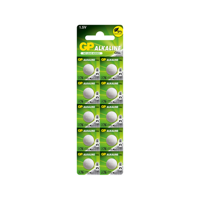 Батарейка GP A76F-2C2 V13GA / LR44 / A76F / AG13 alkaline 2 шт.