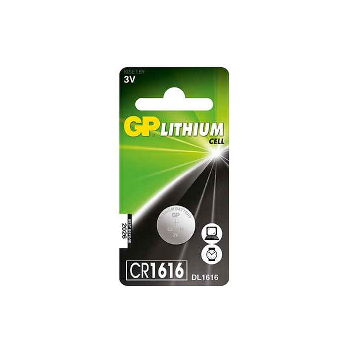 Батарейка GP CR1616 / DL1616 3V lithium