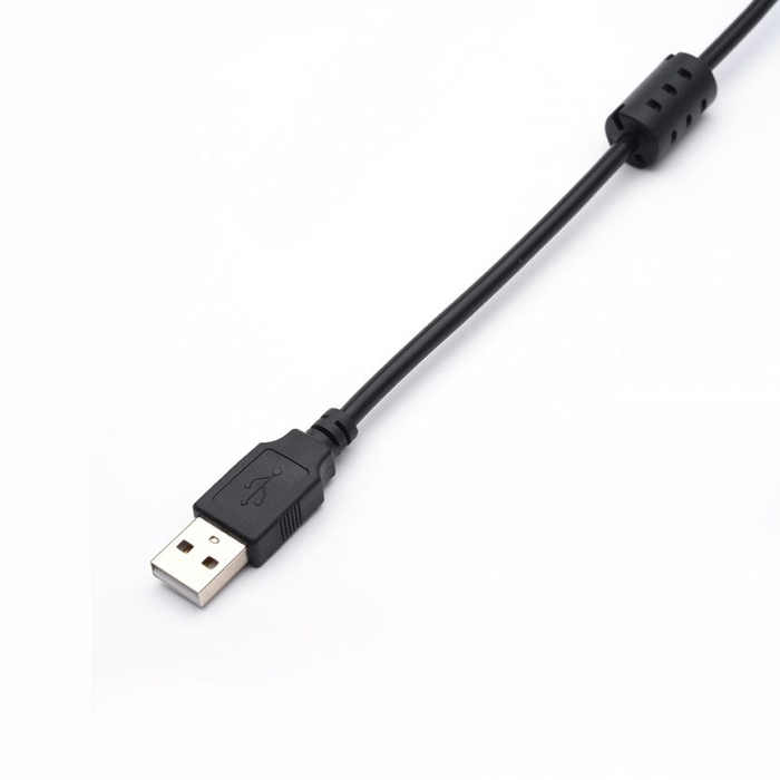 Удлинитель USB2.0 пассивный ATcom AT7206 феррит 1,5m черный