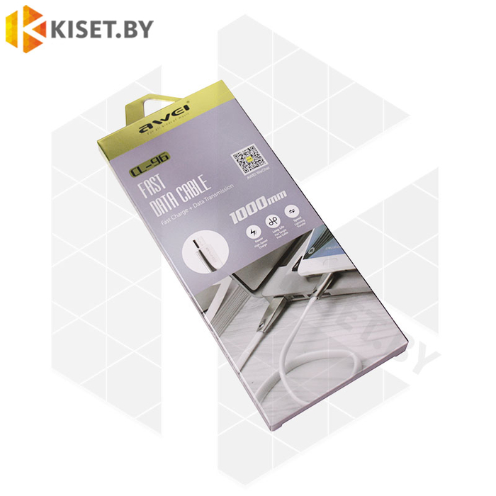 Кабель Awei CL-96 USB-microUSB 1m белый