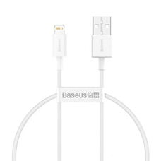 Кабель зарядки Baseus USB-A - Ligtning CALYS-C02 2.4A 2m белый