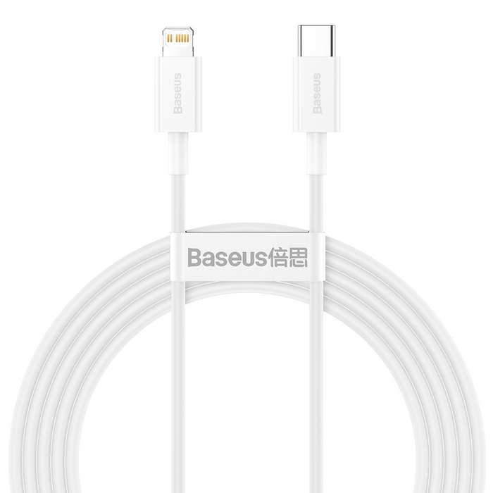 Кабель Baseus Superior CATLYS-C02 Type-C - Lightning 2m белый