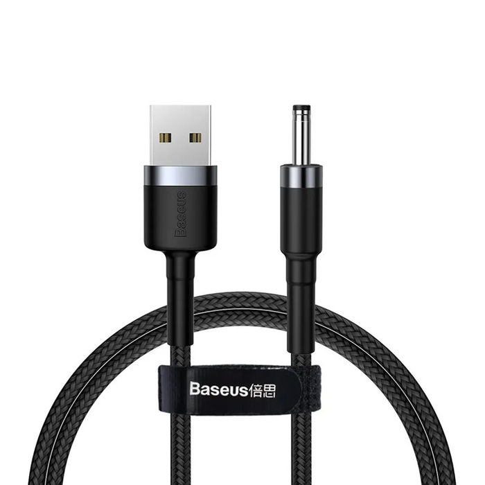 Кабель Baseus Cafule CADKLF-G1 USB-A - 3.5mm 2A 1m черно-серый