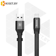 Кабель Baseus Two-in-one Portable CALMBJ-A01 USB-A - Lightning / MicroUSB 2A 1.2m черный
