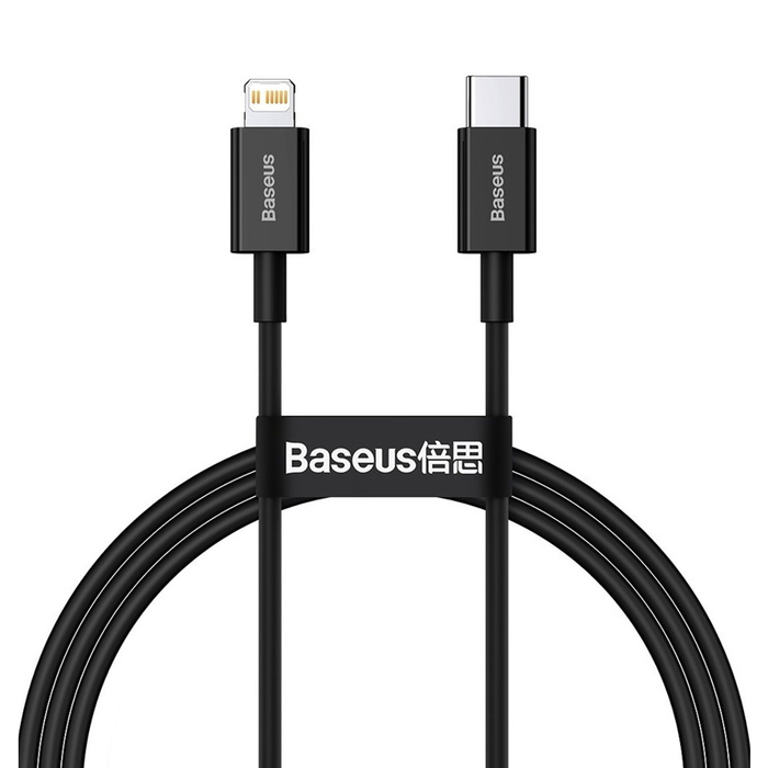 Кабель Baseus Superior CATLYS-C01 Type-C - Lightning 2m черный