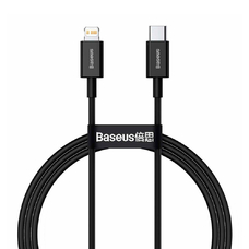 Кабель для быстрой зарядки Baseus Type-C - Ligtning CATLYS-A01 20W 1m черный