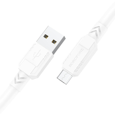 Кабель BOROFONE BX81 USB-A - MicroUSB 2.4A 1m белый