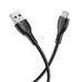 Кабель BOROFONE BX51 USB-A - MicroUSB 3A 1m черный