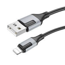 Кабель BOROFONE BX101 USB-A - Lightning 2.4A 1m черный