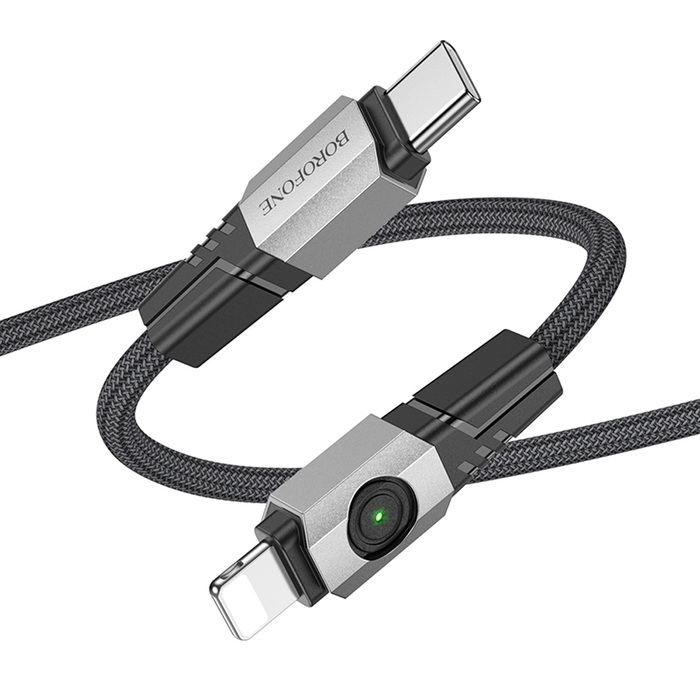 Кабель BOROFONE BU47 Type-C - Lightning 27W 1m черный