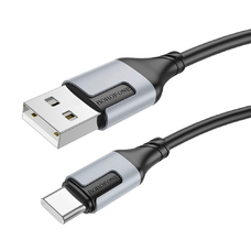 Кабель BOROFONE BX101 USB-A - Type-C 2.4A 1m черный