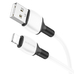 Кабель BOROFONE BX84 USB-A - MicroUSB 2.4A 1m белый