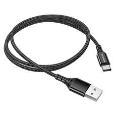 Кабель BOROFONE BX54 USB-A - Type-C 2.4A 1m черный