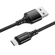 Кабель BOROFONE BX54 USB-A - MicroUSB 2.4A 1m черный