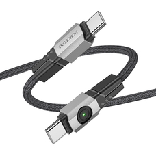 Кабель BOROFONE BU47 Type-C - Type-C 60W 1m черный