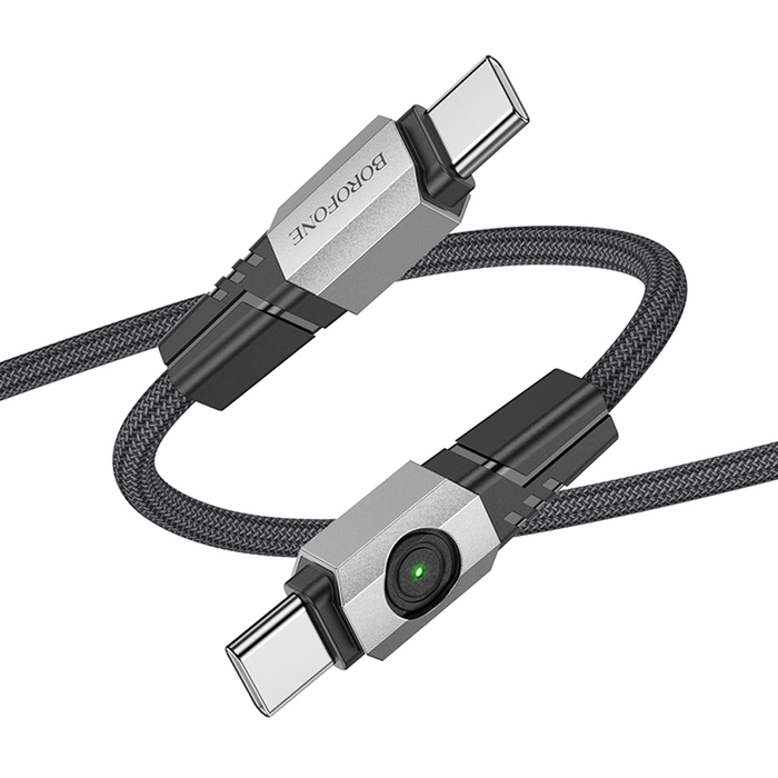 Кабель BOROFONE BU47 Type-C - Type-C 60W 1m черный