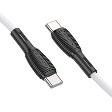 Кабель BOROFONE BX86 Type-C - Type-C 60W 1m белый