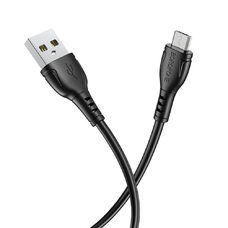 Кабель BOROFONE BX51 USB-A - MicroUSB 3A 1m черный