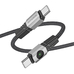 Кабель BOROFONE BU47 Type-C - Type-C 60W 1m черный