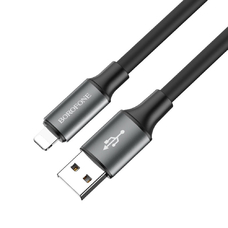 Кабель BOROFONE BX82 USB-A - Lightning 2.4A 1m черный