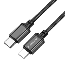 Кабель BOROFONE BX87 Type-C - Lightning 20W 1m черный