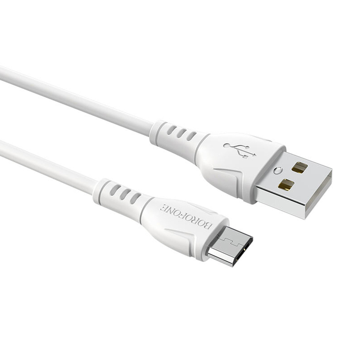 Кабель BOROFONE BX51 USB-A - MicroUSB 3A 1m белый