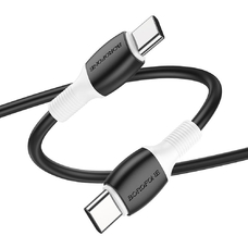 Кабель BOROFONE BX84 Type-C - Type-C 60W 1m черный