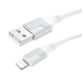 Кабель BOROFONE BX101 USB-A - Lightning 2.4A 1m белый