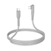 Кабель BOROFONE BX105 Type-C - Type-C 60W 1m угловой серый