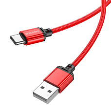 Кабель BOROFONE BX87 USB-A - Type-C 3A 1m красный