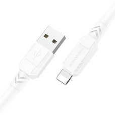 Кабель BOROFONE BX81 USB-A - Lightning 2.4A 1m белый
