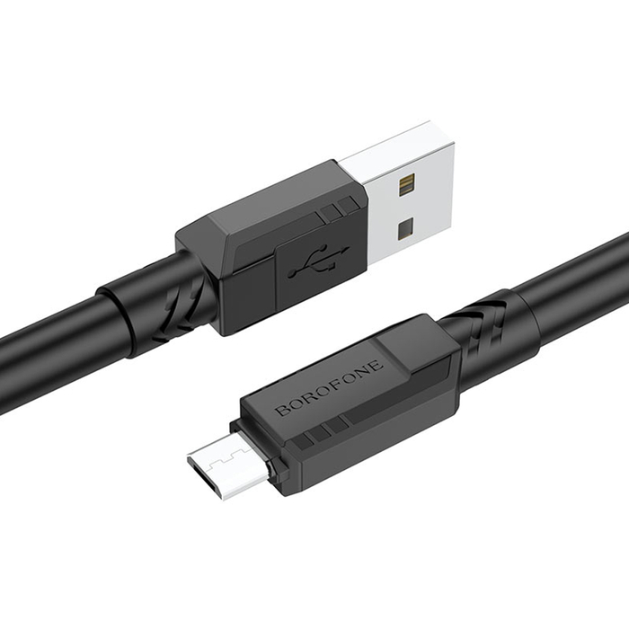 Кабель BOROFONE BX81 USB-A - MicroUSB 2.4A 1m черный