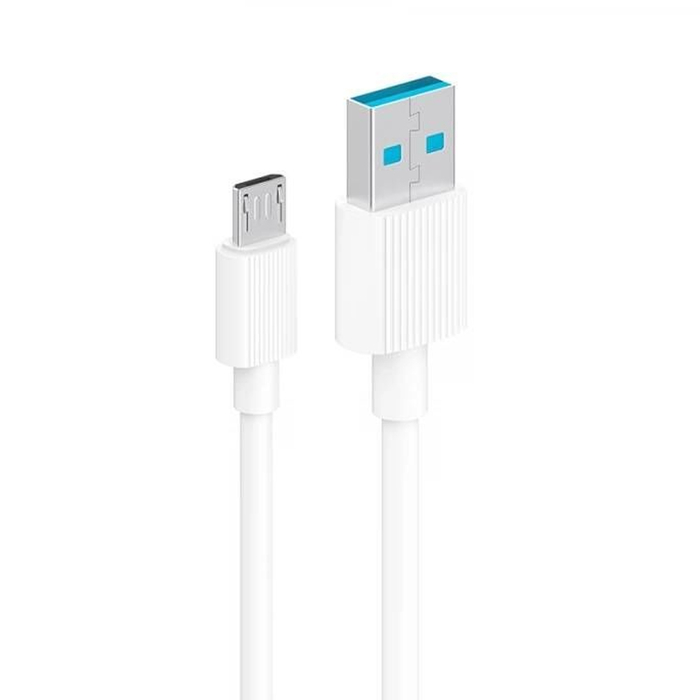 Кабель CELEBRAT CB-09M microUSB 1m для зарядки белый