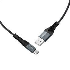 Кабель HOCO X38 USB-A - Lightning 2.4A 1m черный