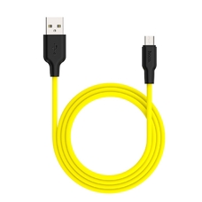 Кабель HOCO X21 Plus Micro-USB 2.4A 1m желтый