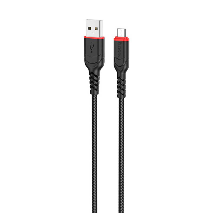 Кабель HOCO X59 Micro-USB 2.4A 1m черный