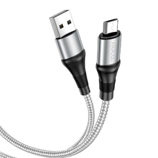 Кабель HOCO X50 USB-A - Micro-USB 2.4A 1m серый
