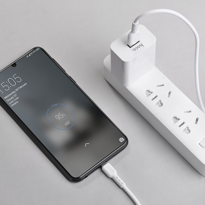 Кабель HOCO X33 Micro-USB 4A 1m белый