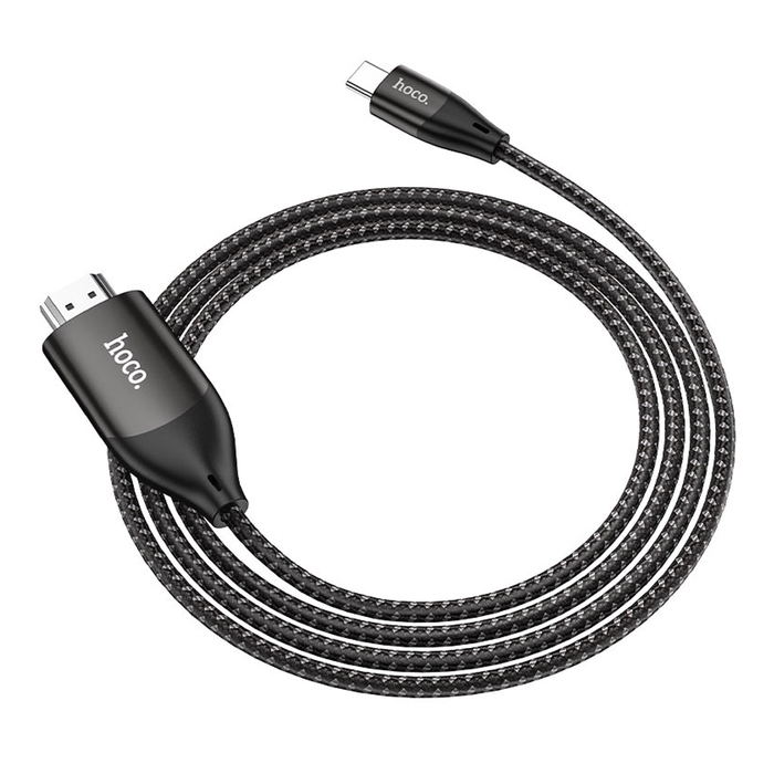 Переходник-кабель Hoco UA16 c Type-C на HDMI 4k 30Hz 2m черный