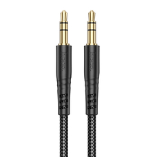 Кабель HOCO UPA24 AUX Jack 3.5 - Jack 3.5 1m черный