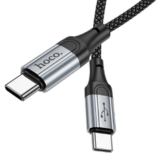 Кабель HOCO X102 Type-C - Type-C 60W 1m черный