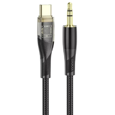 Кабель HOCO UPA25 AUX Jack 3.5 - Type-C 1m черный