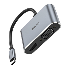 USB-хаб HOCO HB30 Eco серебристый