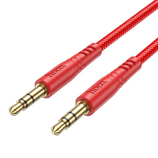 Кабель HOCO UPA24 AUX Jack 3.5 - Jack 3.5 1m красный