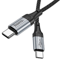 Кабель HOCO X102 Type-C - Type-C 60W 1m черный