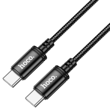 Кабель HOCO X89 Type-C - Type-C 60W 1m черный
